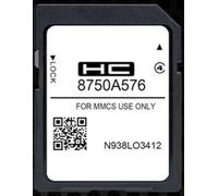 Carte SD Navigation GPS Europe - 2025.A Compatible avec Mitsubishi - MMCS W18 (A576)