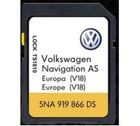 Carte SD Navigation GPS Europe - v18 ECE 2024 - compatible avec Volkswagen VW Discovery Media 2 MIB2 - Navigation AS - 32 GB