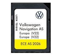 Carte SD Navigation GPS Europe - v22 ECE 2026 - compatible avec Volkswagen VW Discovery Media 2 MIB2 - Navigation AS - 32 GB