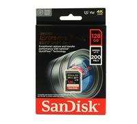 Carte SD SanDisk Extreme PRO 128 Go SDXC UHS-I U3 V30 200MB/s - Full HD 4K Ultra