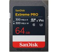 Carte SD - Sandisk - Extreme PRO - 64GB - UHS-II V90 - Haute performance