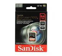Carte SD SanDisk Extreme PRO 64Go SDXC UHS-I U3 V30 200MB/s 4K Ultra HD