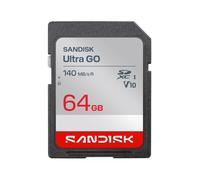 Carte SD - SANDISK - Ultra GO - 64 Go - 140 Mo/s - UHS-I (U3/V10)