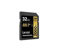carte sdhc 32 go 2000x v2 professional 300 mo/s classe 10 uhs-II u3