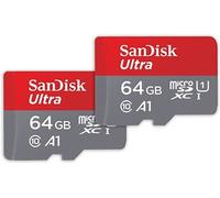 Carte mémoire SANDISK 64GB Ultra microSDXC - Vitesse de lecture 140 Mo/s - Classe 10