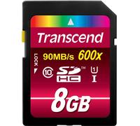 Transcend TS8GSDHC10U1 mémoire flash 8 Go SDHC MLC Classe 10