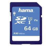 CARTE SDXC 64GB CL.10 80MB UHS-I