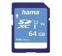 Hama Carte SDXC 64GB CL.10 UHS-I 80MB, Packaging Fin