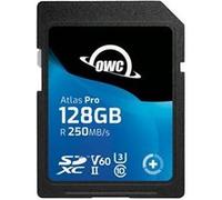 OWC Atlas Pro SDXC UHS-II V60 Media Card, Carte mémoire économique et de qualité supérieure pour Les Photos Les Plus courantes et Les utilisations de Capture vidéo jusqu'à 4K - 128 Go