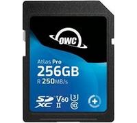 OWC Atlas Pro SDXC UHS-II V60 Media Card, Carte mémoire économique et de qualité supérieure pour Les Photos Les Plus courantes et Les utilisations de Capture vidéo jusqu'à 4K - 256 Go