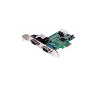 StarTech.com Carte Adaptateur Série PCI Express RS232 à 2 Ports, UART 16550, Contrôleur Hôte PCIe vers Double Série DB9, Windows et Linux, TAA - Remplacée par PEX2S953