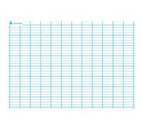 Carte Seyès simple. En polypro 5/10è effaçable à sec format 70x100cm