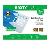 Carte SIM données EIOTCLUB 5G/4G LTE 15 Go - 30 jours, 33 pays Europe, prépayée