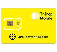 Carte SIM pour Traceur GPS -Things Mobile - Couverture Mondiale, réseau Multi-opérateur GSM/2G/3G/4G LTE, sans coûts Fixes, sans échéance avec des tarifs compétitifs. 10 € de crédit Inclus