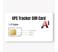 Carte SIM pour traqueur GPS Zeerkeer 2G GSM/4G LTE, pas de coûts fixes, données uniquement, pas de service d'appel ou de SMS, abonnement requis