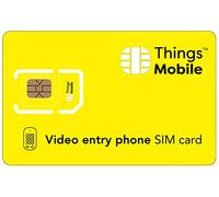 Carte SIM pour VISIOPHONE - Things Mobile - Couverture Mondiale, réseau Multi-opérateur GSM/2G/3G/4G LTE, sans coûts Fixes, sans échéance avec des tarifs compétitifs. 10 € de crédit Inclus