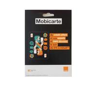 Carte SIM prépayée - Orange - 150 Go d'internet - SMS/MMS illimités - Offre Mobicarte Premium