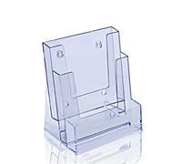 Carte simple à 3 grilles pour étui, support de brochure, affichage transparent, grande capacité, réception, clinique, bureau, vente au détail, support de nom d'entreprise, support d'entreprise