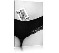 Carte sombre en culotte Photo Toile | Taille: 60x40 cm | Décorations murales | Impression d'art | Entièrement assemblé