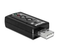 DeLock Carte son 63926 - 7.1 canaux, 24 bit, USB - Noir