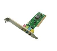 Carte SON 4.1 sur port PCI - 4 Canaux - Hauts Parleurs Avants Arrières Micro - Chipset CMI8738