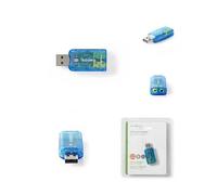 Carte son 5.1 - NEDIS - USB 2.0 - Compacte - Plug & Play - Son surround optimal