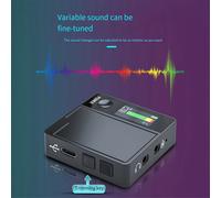 Carte Son A9 Changeur de Voix + éCouteurs 11 Effets Sonores Mode KTV Voix Masculine à Voix FéMinine Installation Facile pour Ios Android