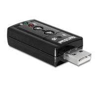 DeLock Carte son 63926 - 7.1 canaux, 24 bit, USB - Noir