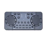 Carte Son en Direct, Bluetooth 4.0 Réduction du Bruit Broadcast Broadcast Sound Card Audio Mixer pour Streaming en Direct, DJ, Chant et Chat en Ligne