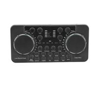 Carte Son en Direct, équipement D'Enregistrement de Podcast avec Bluetooth, Enregistrement de Bureau, Chant, Jeu, Mixeur Audio, Réduction du Bruit pour Le Streaming en Direct