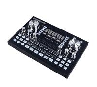 Carte Son en Direct, Mini Table de Mixage Audio, Carte de Mixage Sonore, PC, Téléphone Portable, Universelle pour L'enregistrement en Streaming 48 V