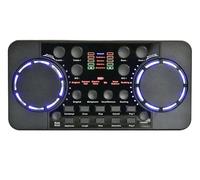 Carte son en direct V300 Pro, carte multifonctionnelle for Streaming, 10 effets sonores, mélangeur d'interface Aud-io 4.0 for DJ Débutants et professionnels
