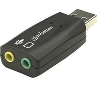 Carte son externe 2.1 Manhattan Hi-Speed USB 3-D Audio Adapter avec port casque extérieur