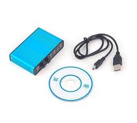 Carte son externe 6 canaux USB externe 5.1/7.1 Surround Sound Optical S/PDIF carte son adaptateur pour PC portable 6 canaux