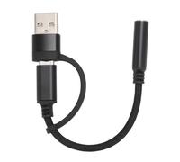 Carte son externe, adaptateur audio USB, convertisseur audio stéréo avec son HiFi 24 bits/96 kHz, Plug and Play, aucun pilote requis, compatible