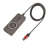 Carte son externe en ABS pour casques et micro, configurations rapides, carte son amélioré, adaptateur de microphone de communication vocale claire