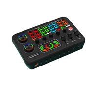 Carte son externe F999 Live Sound Card avec Live Broadcast Studio Singing Record Voice Changing