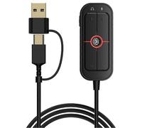 Carte son externe GS10 7.1 canaux Type-C Gaming 3,5 mm Convertisseur audio pour casque pour jeux mobiles