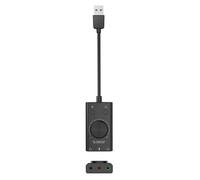 Carte son externe multifonction USB-A SC2 - Noire