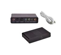 KALEA-INFORMATIQUE Carte Son Externe sur Port USB - Son 6 Canaux 5.1 avec entrée et Sortie numériques SPDIF