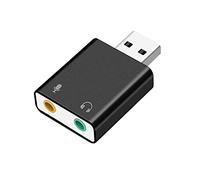 Carte Son Externe USB 2.0 7.1 Canal Surround Adaptateur pour PC Analogique et Numérique Équipement