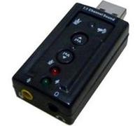 Carte son externe USB - POWERSTAR - CS-USB-71 - 7.1 - Autoalimentée - Chipset CMEDIA