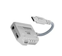 Carte son HiFi USB C vers port casque avec charge rapide 60 W Puissance 6 cm Longueur du câble pour améliorer le jeu
