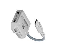 Carte son HiFi USB C vers port casque avec charge rapide 60 W Puissance 6 cm Longueur du câble pour améliorer le jeu
