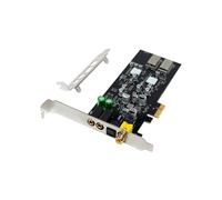 Carte Son Interne CM108AH PCIe X1, Fibre Optique Coaxiale, Audio Numérique HiFi, Sans Pilote