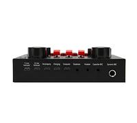 Carte Son Live, Changeur de Voix Rechargeable Noir Stable 16 Effets Sonores Carte de Mixage Sonore pour Les Jeux (Noir)