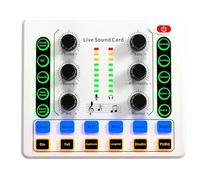 Carte son M8 Live, table de mixage d'effets sonores for diffusion en direct, chansons K, enregistrement, KTV à domicile Artistes et groupes