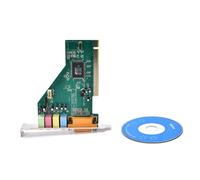Carte son PC PCI 4 canaux 5.1 Surround 3D, avec Port MIDI de jeu, pour Windows XP/7/8/10