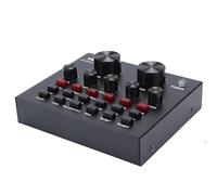 Carte Son pour Diffusion en Direct, Carte d'effets Sonores pour Téléphone Portable, Hôte USB V8, Carte Son de Diffusion en Direct, Ordinateur Multifonction, karaoké