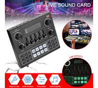 Carte son pour Studio Audio V9, 3.5mm, adaptateur sonore compatible Bluetooth pour téléphone et ordinateur, Microphone, casque, diffusion en direct